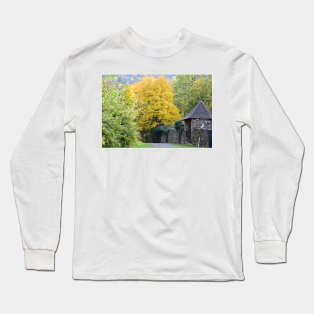 A castle in autumn Long Sleeve T-Shirt by Roland69